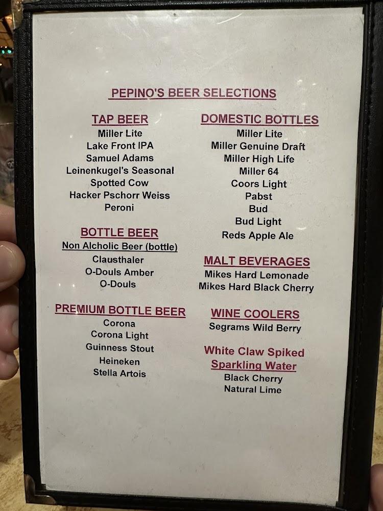 Pepino's Menu image 3